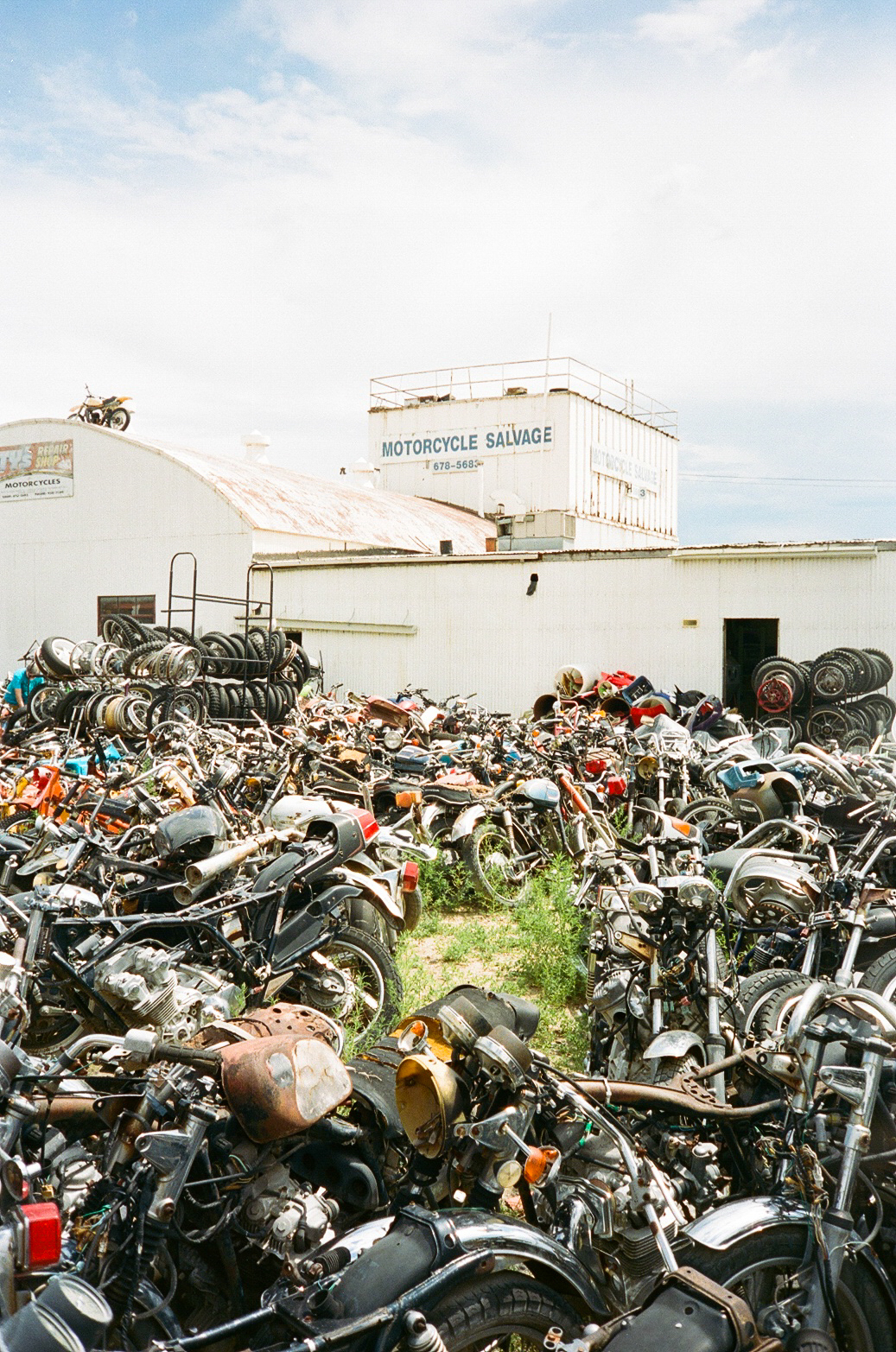 a photo of some motorcycles